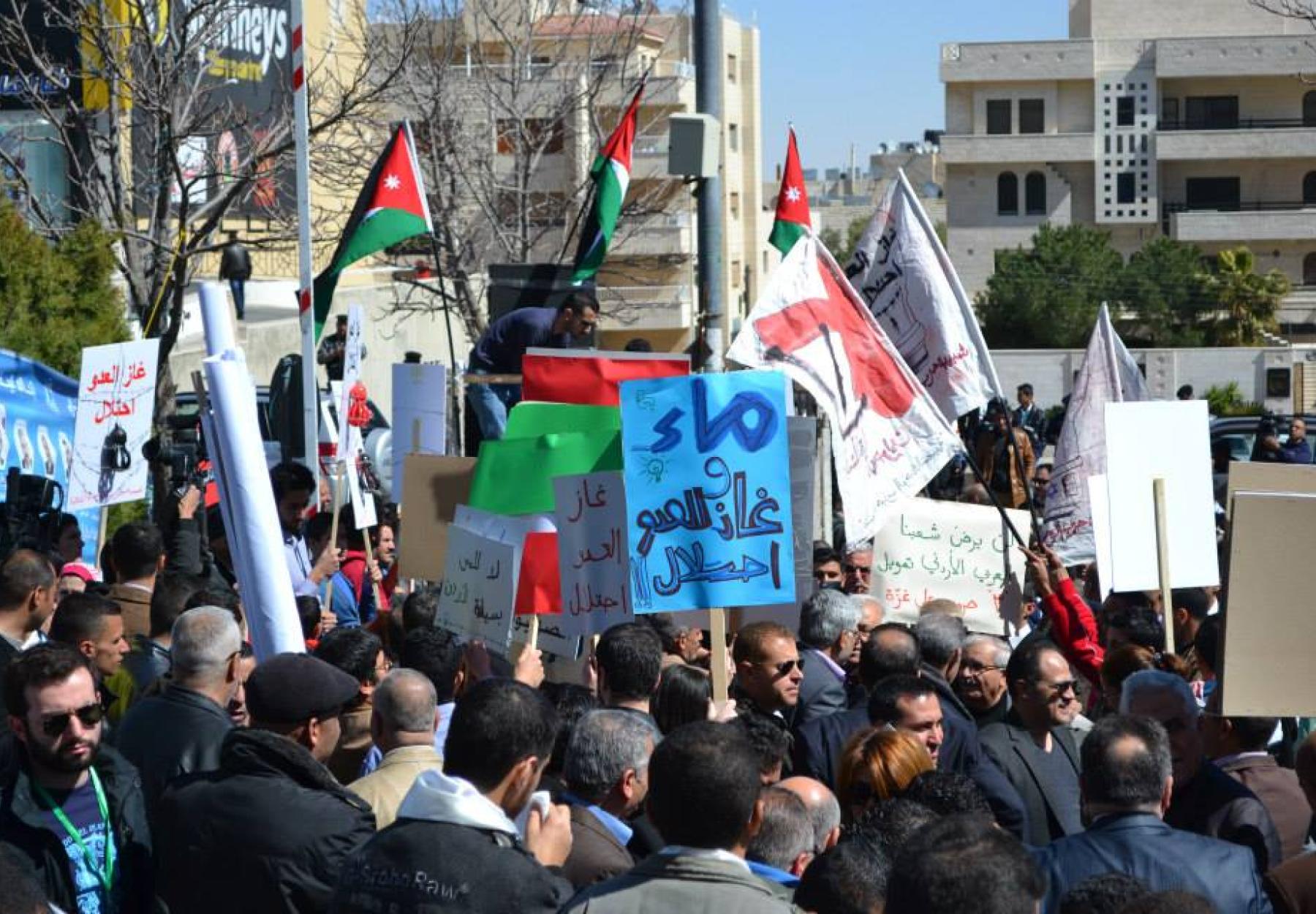 العربية تشارك في إطلاق سلسلة فعاليات لرفض اتفاقية الغاز مع الكيان الصهيوني