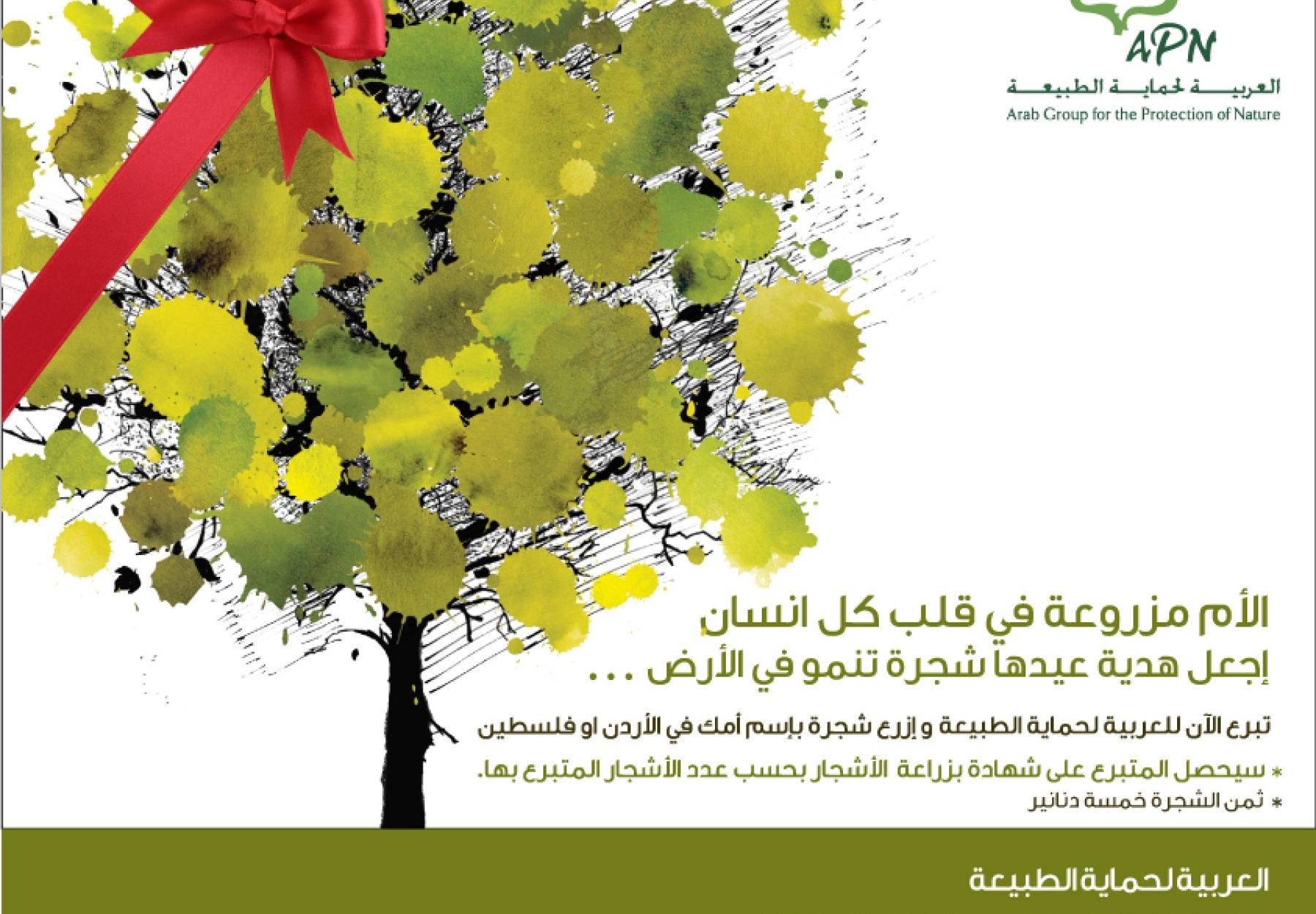 العربية تكرم الأمهات بزراعة الأشجار