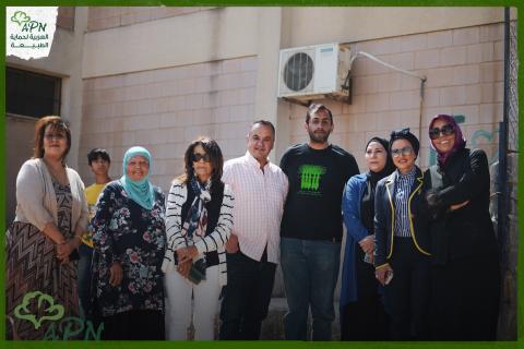 العربية لحماية الطبيعة تزرع شجر زيتون مع مبادرة مدرستي وبرفقة طالبات مدرسة الأميرة بسمة