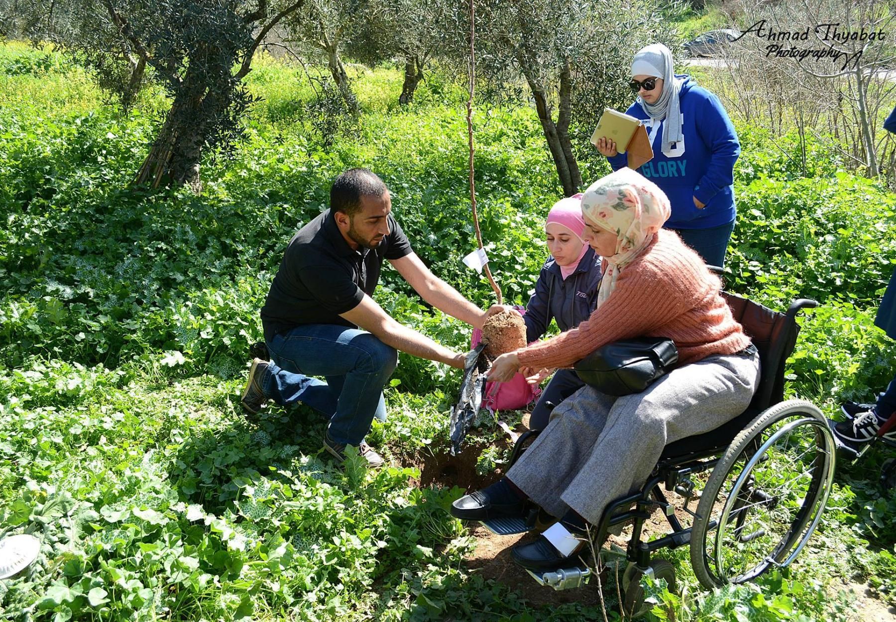 برنامج القافلة الخضراء يحتضن نشاط زراعي ميسر للأشخاص ذوي الإعاقة في إربد