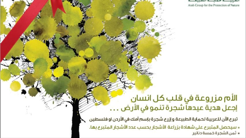 العربية تكرم الأمهات بزراعة الأشجار