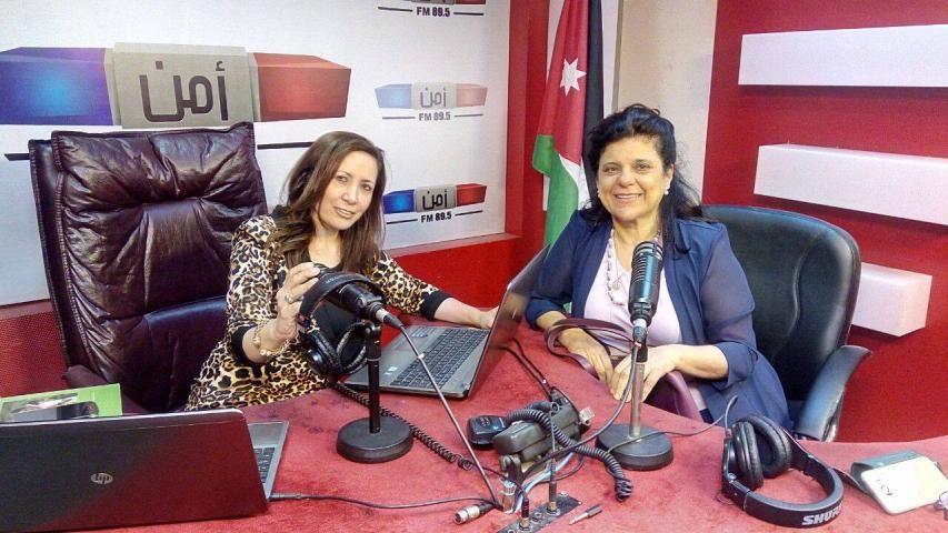 مقابلات إذاعية على حسنى اف ام  و أمن اف ام