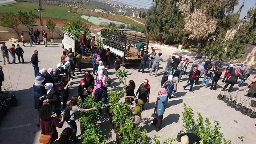 العربية تضع يدها بيد أهالي بيوضة و تزرع كل البيوت لخلق نموذج للقرى الأردنية الخضراء المنتجة
